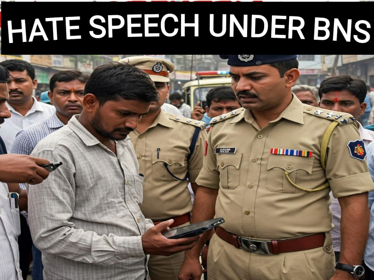 Hate speech under Bhartiya Nyay Sanhita BNS