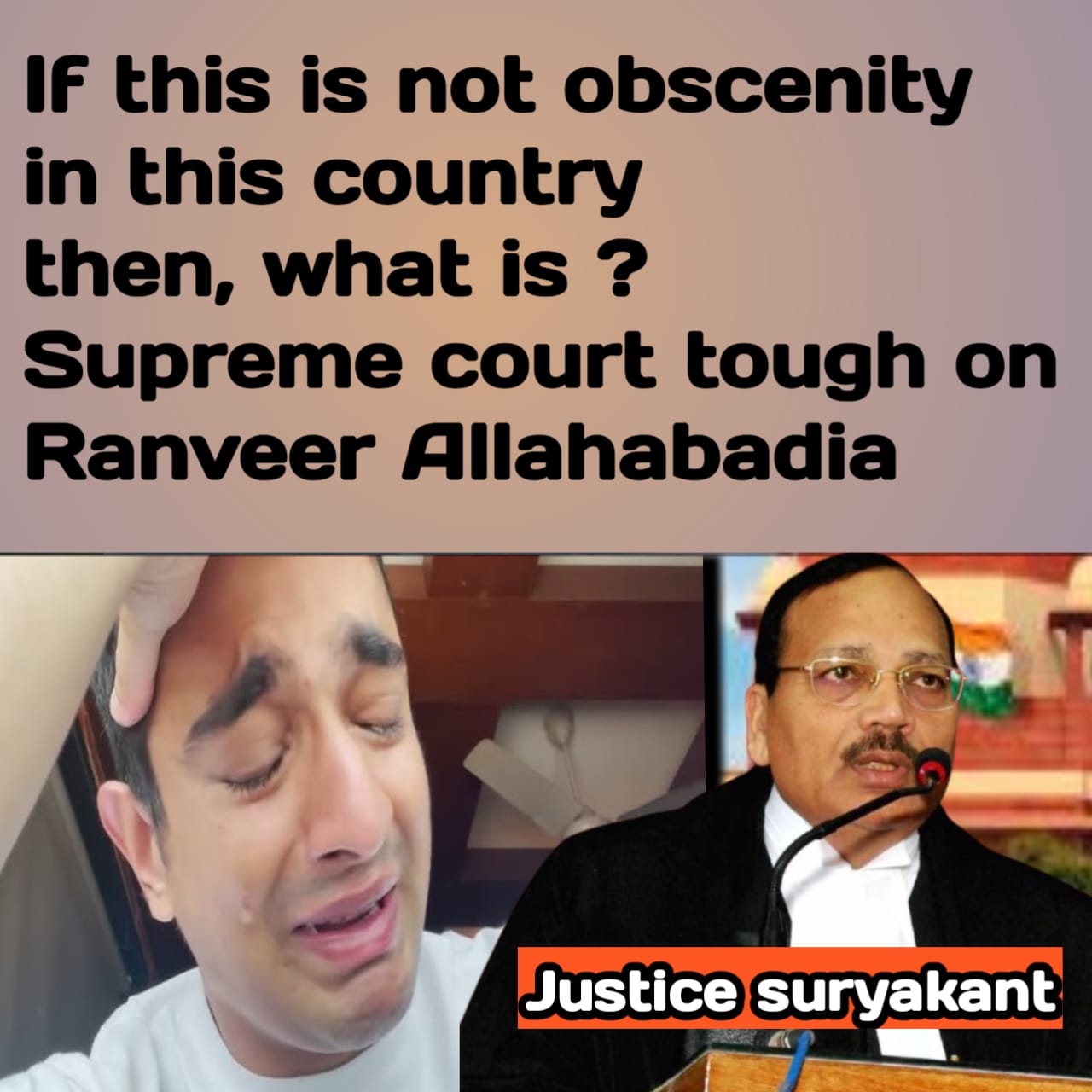 If this is not obsenity then what is supreme court asks Ranveer Allahabadia