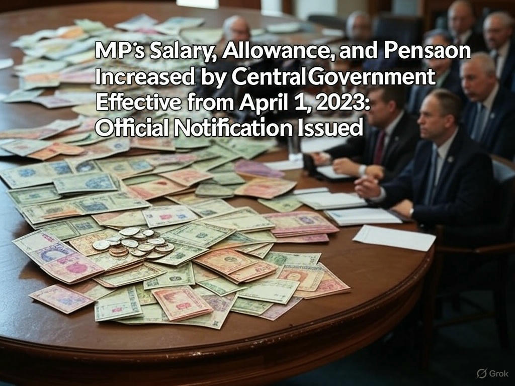 Increase in the salary and allowances of MPs and MLAs