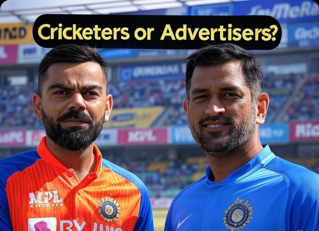 Cricketers or advertisers