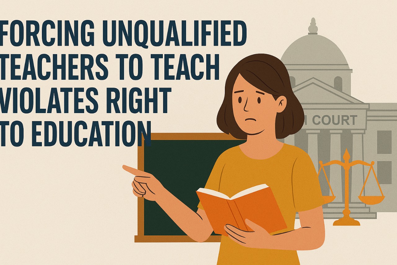 unqualified teacher